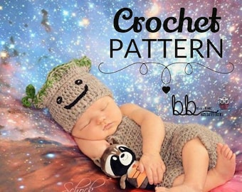 Baby Tree Inspired Set - PATTERN ONLY - Crochet - Size Newborn, 0-3 month, 3-6 month, 6-9 month, 9-12 month