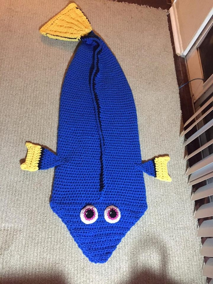 Dory Cocoon Blanket PATTERN ONLY Crochet Child and Adult Etsy