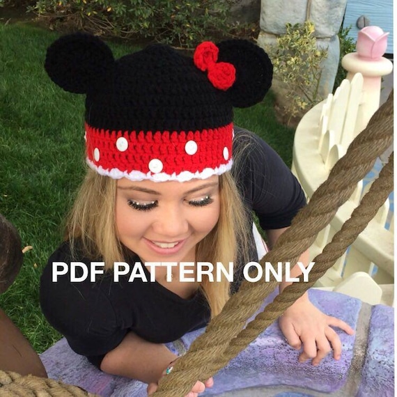 minnie mouse beanie for adults