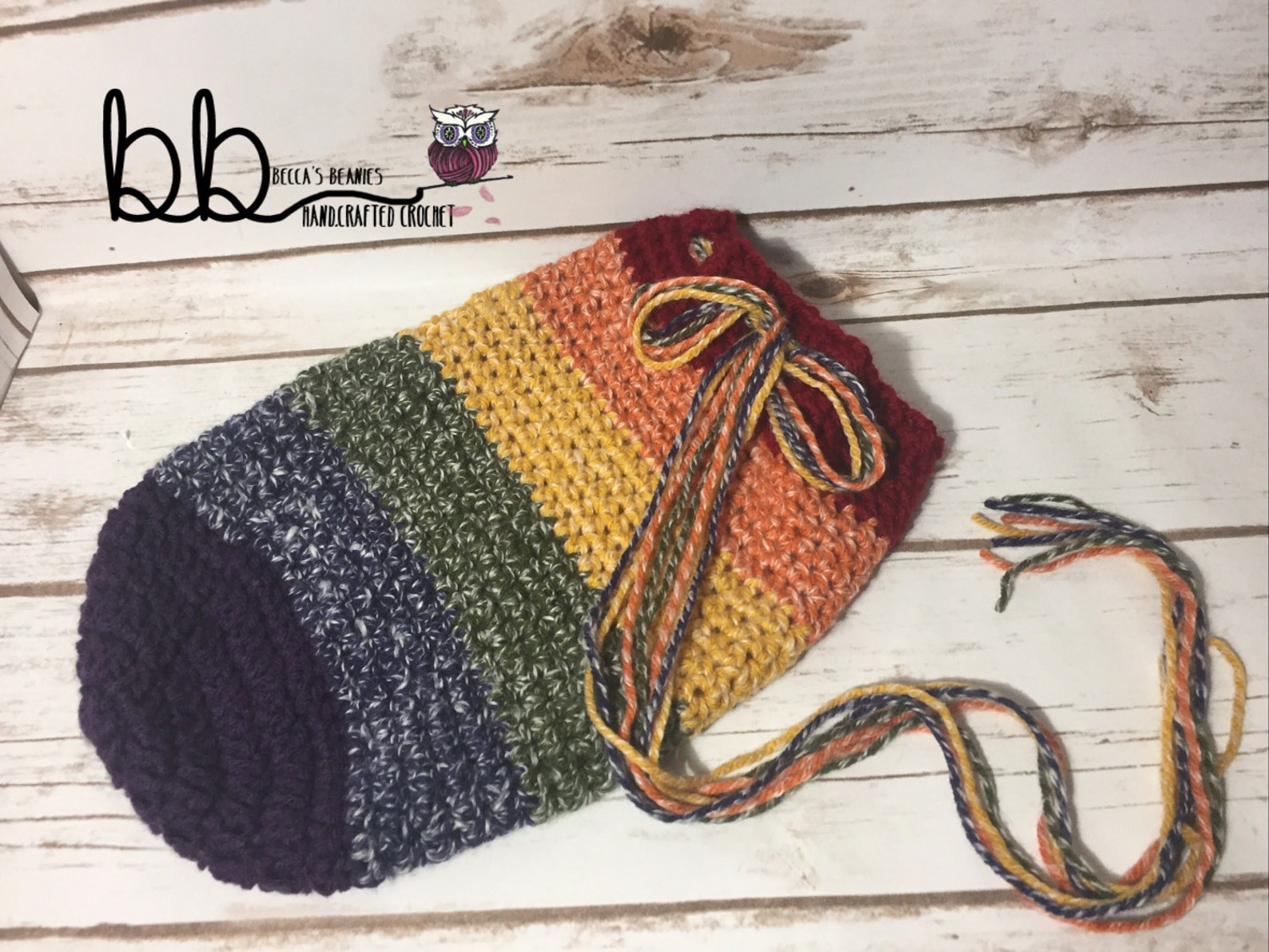 Rainbow Swaddle Sack CROCHET PATTERN ONLY Newborn Size Etsy