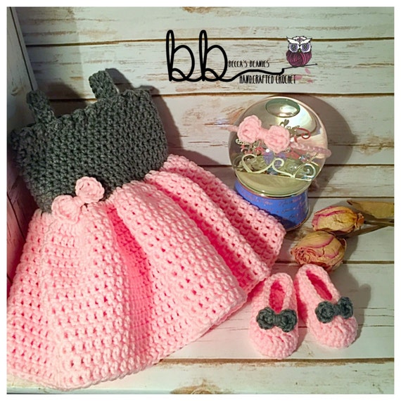 Princess Dress Set - PDF PATTERN ONLY - Crochet - Size Newborn to 12 Month  - Etsy