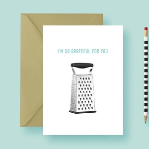 Cartão de agradecimento The Grate, cartão de agradecimento - download instantâneo espirituoso, engraçado e punny