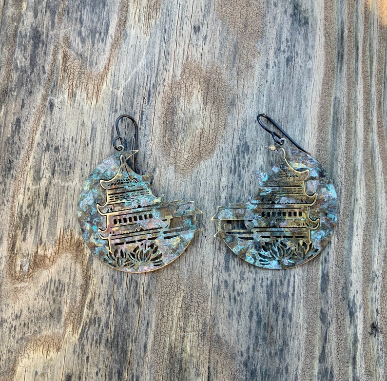 Chinese Temple Earrings