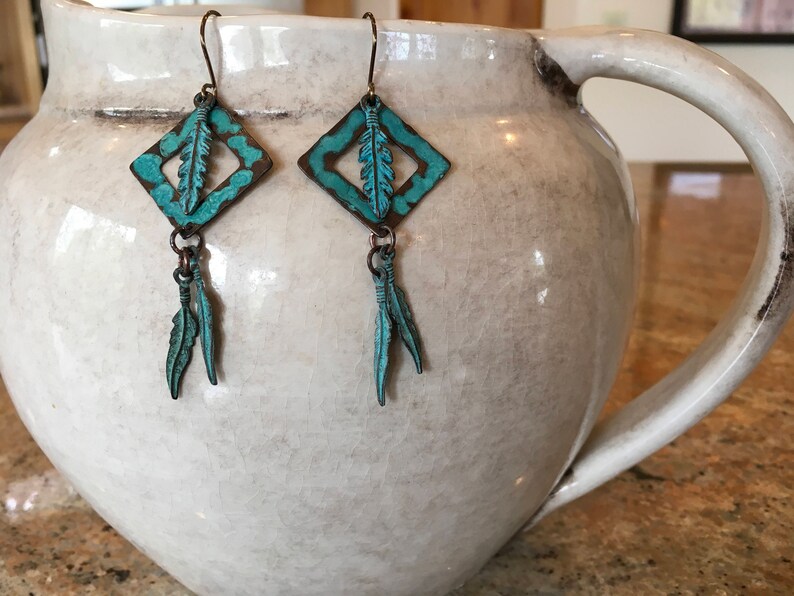 Feathers from Sedona Earrings EA 076