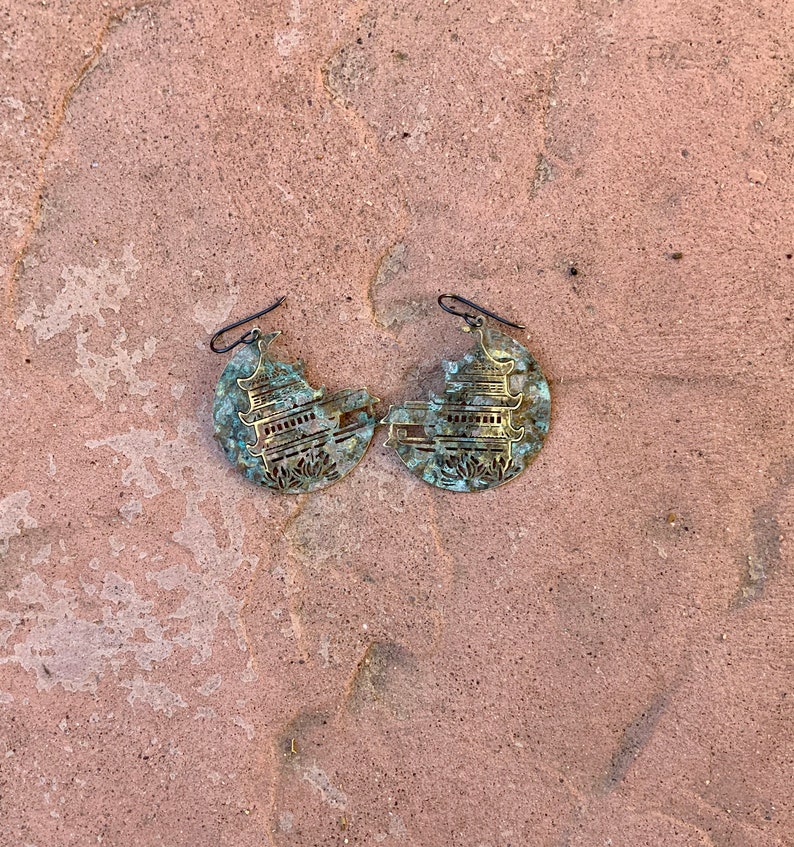 Chinese Temple Earrings