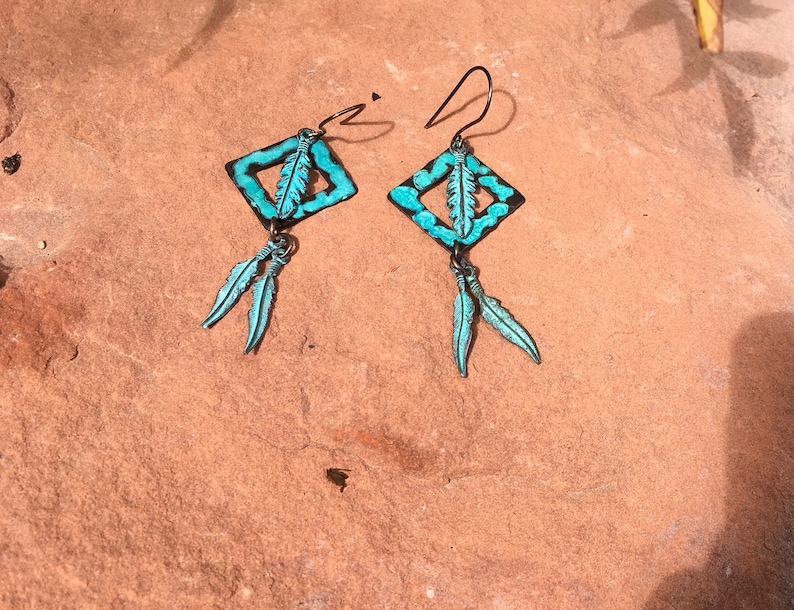 Feathers from Sedona Earrings EA 076