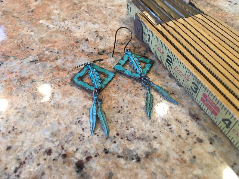 Feathers from Sedona Earrings EA 076