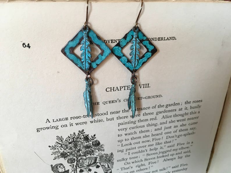 Feathers from Sedona Earrings EA 076