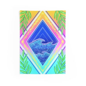 Wave Tapestry, Indoor Wall Tapestry, Ocean Tapestry, Wall Tapestry, Indoor Wall Tapestries, Wave Art, Wave Wall Decor, Ocean Wall Decor, Art