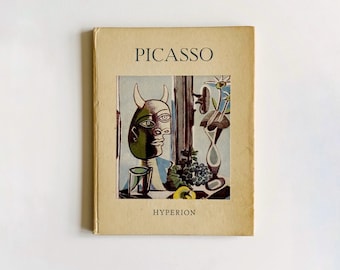 Libro de arte de Picasso de 1948 / Hyperion Miniatures Masters in Art / Tapa dura de mediados de siglo / Libro de Pablo Picasso / Decoración de arte moderno