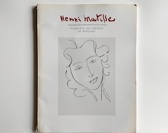 1997 Henri Matisse Florilège des Amours de Ronsard | Art Book French Renaissance Poetry Exhibition Catalogue