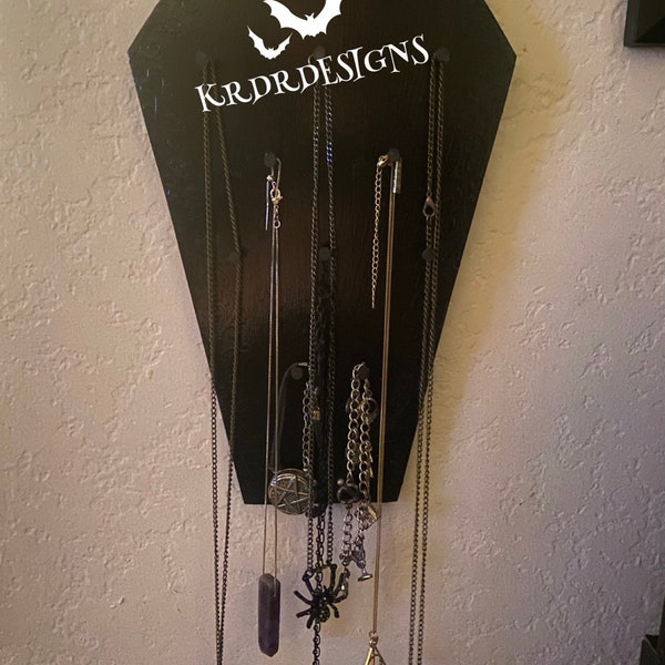 Coffin jewelry holder