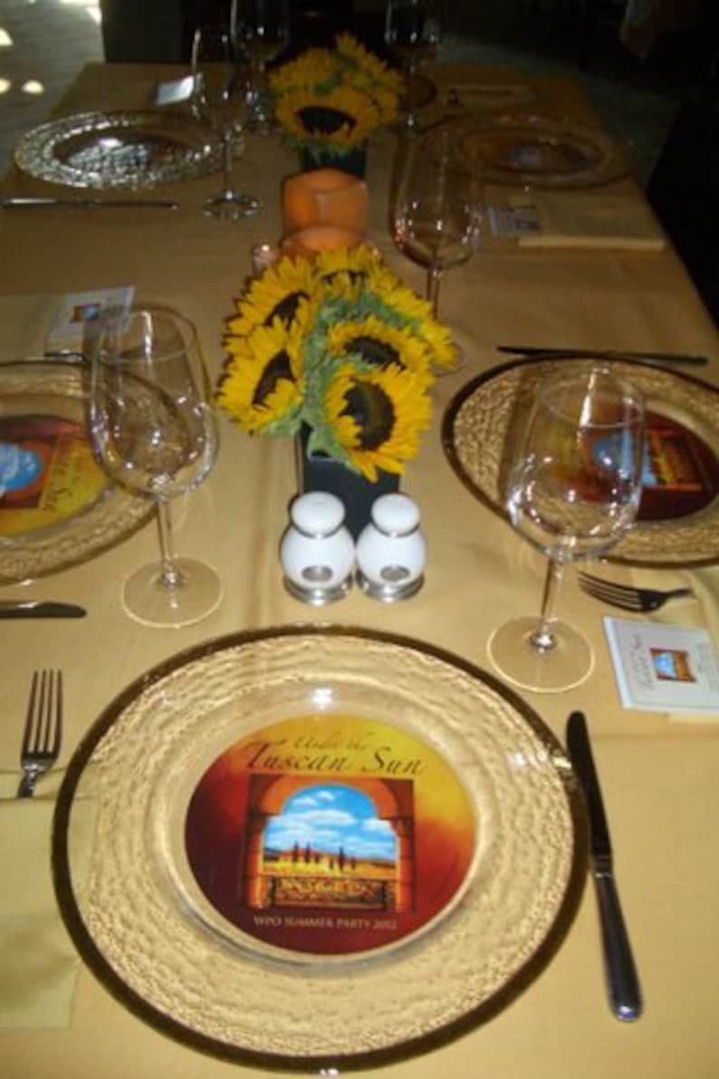 24500 Pc Custom Chargerart charger Plate Inserts / Design Etsy