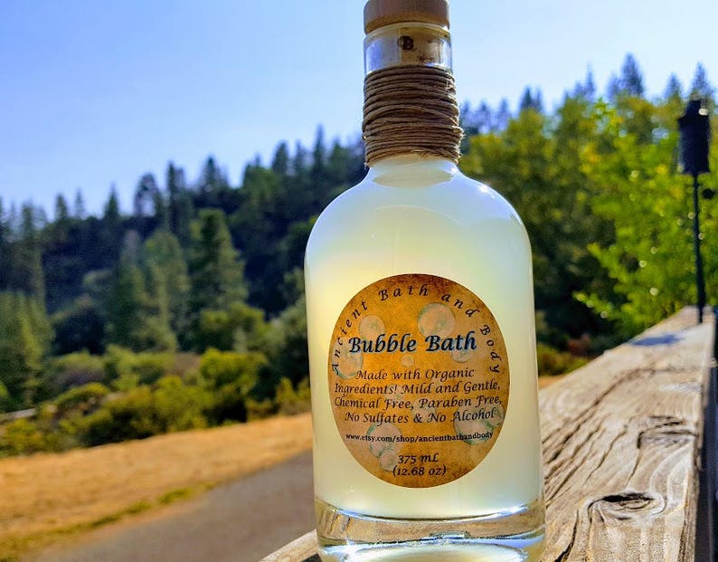 Bubble Bath Organic Bubble Bath Natural Bubble Bath Etsy