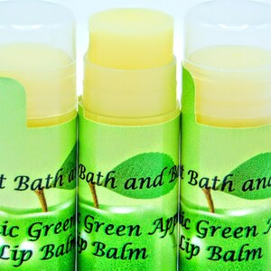 Organic Green Apple Lip Balm by Ancient Bath and Body