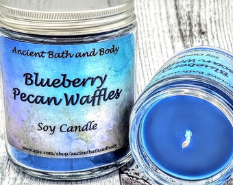 Blueberry Pecan Waffles Soy Candle