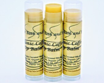 Organic Coffee Lip Balm by Ancient Bath and Body