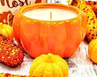 Pumpkin Soy Candle, Fall Candle, Pick your Scent