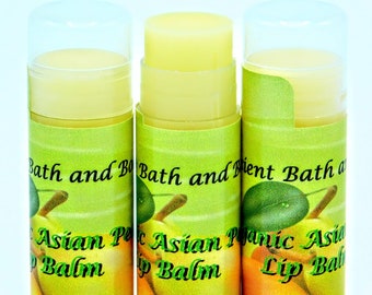Organic Asian Pear Lip Balm by Ancient Bath and Body