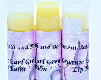 Organic Earl Grey Lip Balm by Ancient Bath and Body