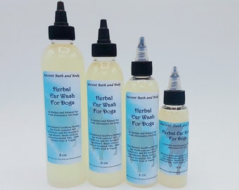 Herbal Dog Ear Wash, Cruelty Free & Vegan, Natural Dog Ear Wash made with Essential Oils