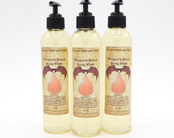 Dragon's Blood Body Wash, Organic Body Wash, Vegan Body Wash, No Parabens & No Harmful Chemicals!