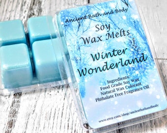 Winter Wonderland Soy Wax Melts, Christmas Wax Melts, Winter Wax Melts