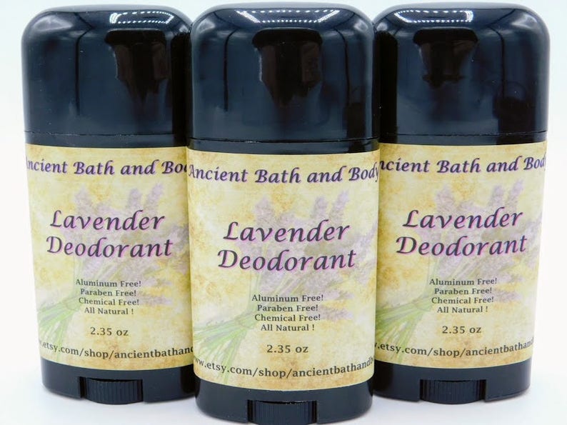 Lavender Deodorant, Aluminum Free Deodorant, Natural Deodorant, Artisan Deodorant, Chemical Free Deodorant, Vegetarian Deodorant image 3