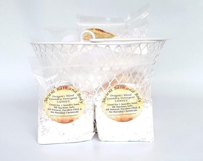 Dragon's Blood Laundry Detergent Sample, Natural Laundry Detergent