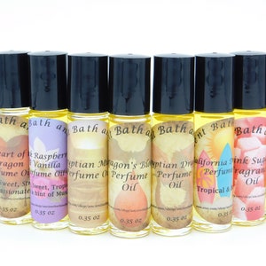 PICK your SCENT, Essential Oil Roll on Perfume by Ancient Bath and Body