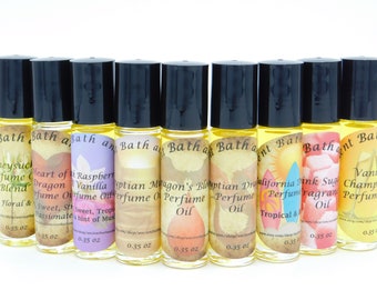 PICK your SCENT, Essential Oil Roll on Perfume by Ancient Bath and Body