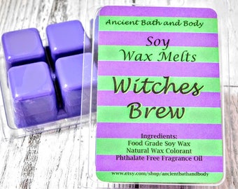 Witches Brew Soy Wax Melts, Halloween Wax Melts, Fall Wax Melts