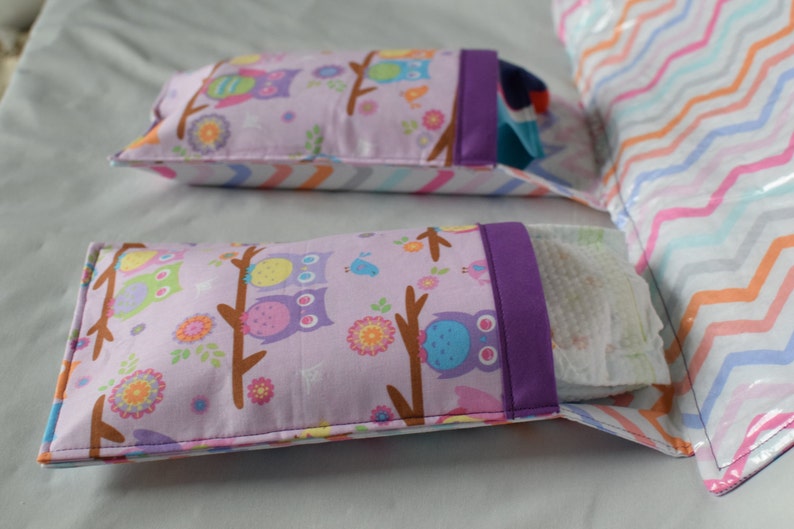 Changing Pad Clutch Owls Etsy