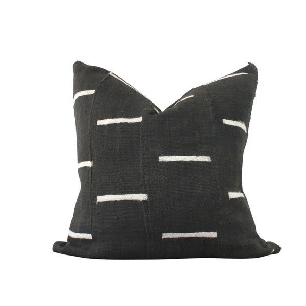 THE BLACK LILLY Authentic African Mudcloth Pillow Cover