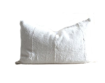 Authentic African Mudcloth Pillow Covers | Minimalist Cottage Modern Home Decor