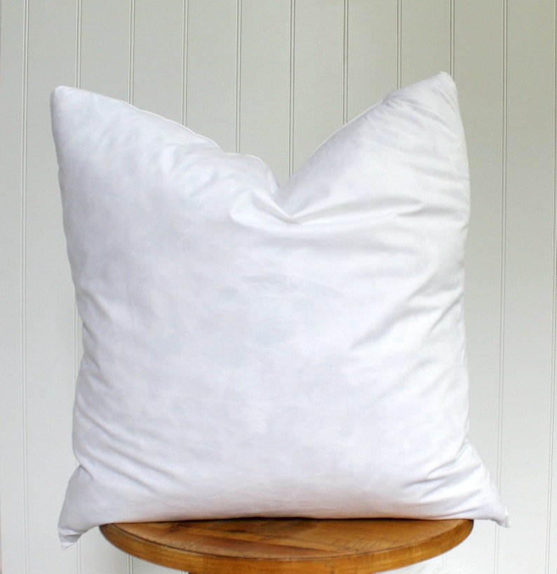Down Feather 18 X 18 Pillow Insert Stuff Fluff Etsy