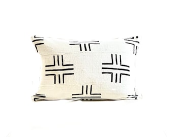 Authentic African Mudcloth Pillow Cover