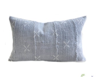 THE XAVIER //  Authentic African Mudcloth Lumbar Pillow Cover