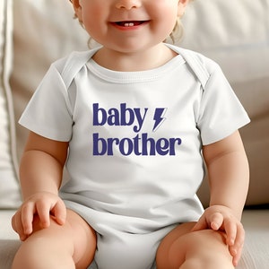 Baby Brother One-piece Sibling Announcement New Baby Gift for Siblings Mom Baby Shower, Big Little Middle Biggest Baby Sister Group TShirts