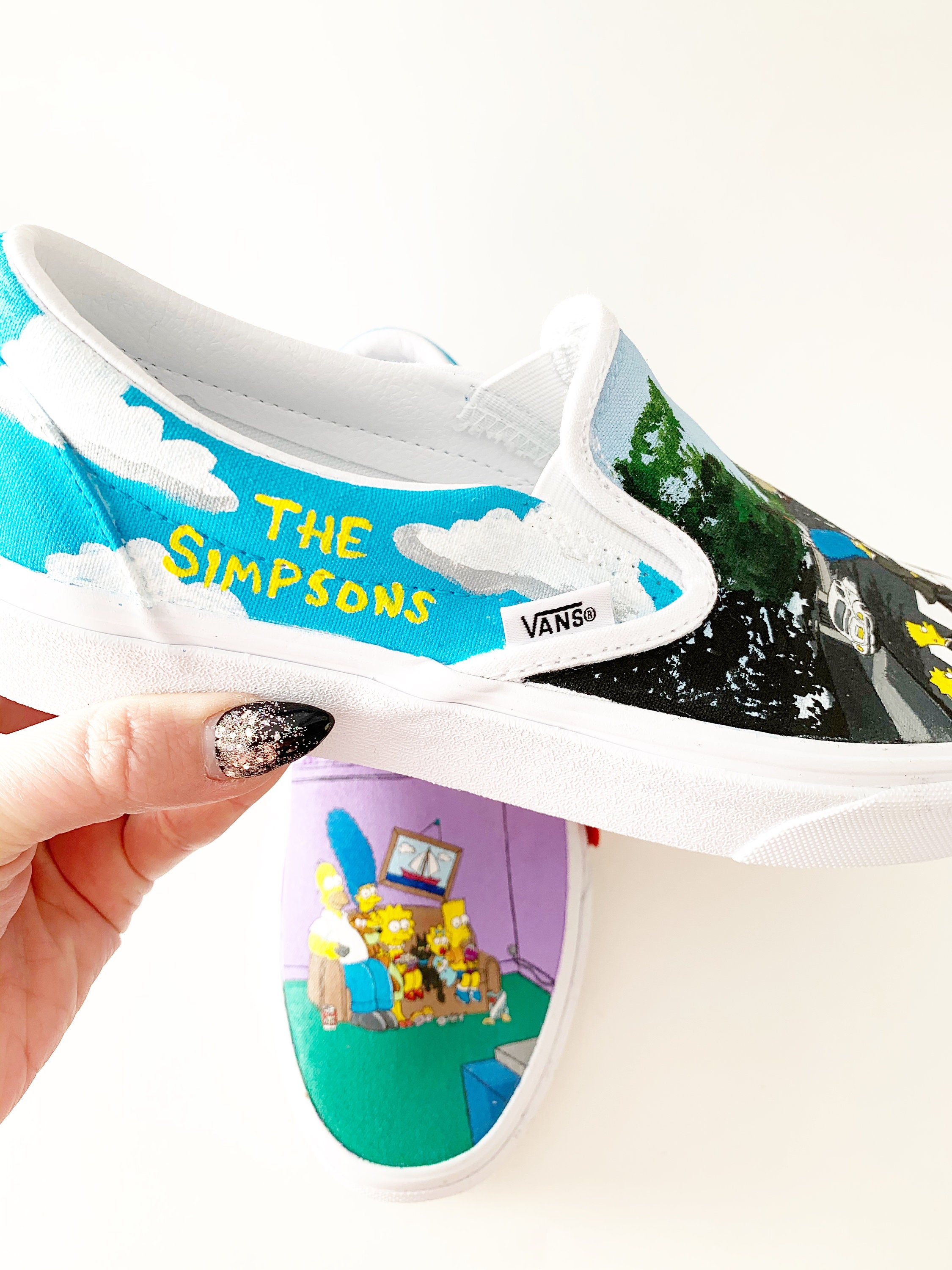 vans simpsons custom