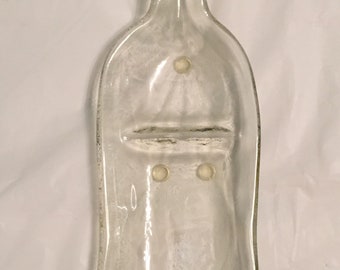 Clear Wine Bottle Sushi Dish