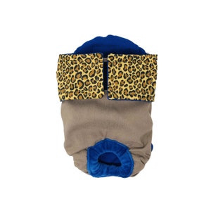 Premium Waterproof Dog Diaper - Leopard on Beige Waterproof Premium Dog Diaper