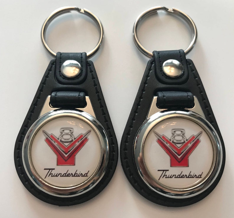FORD THUNDERBIRD KEYCHAIN classic car style 1955 1956 1957 Etsy