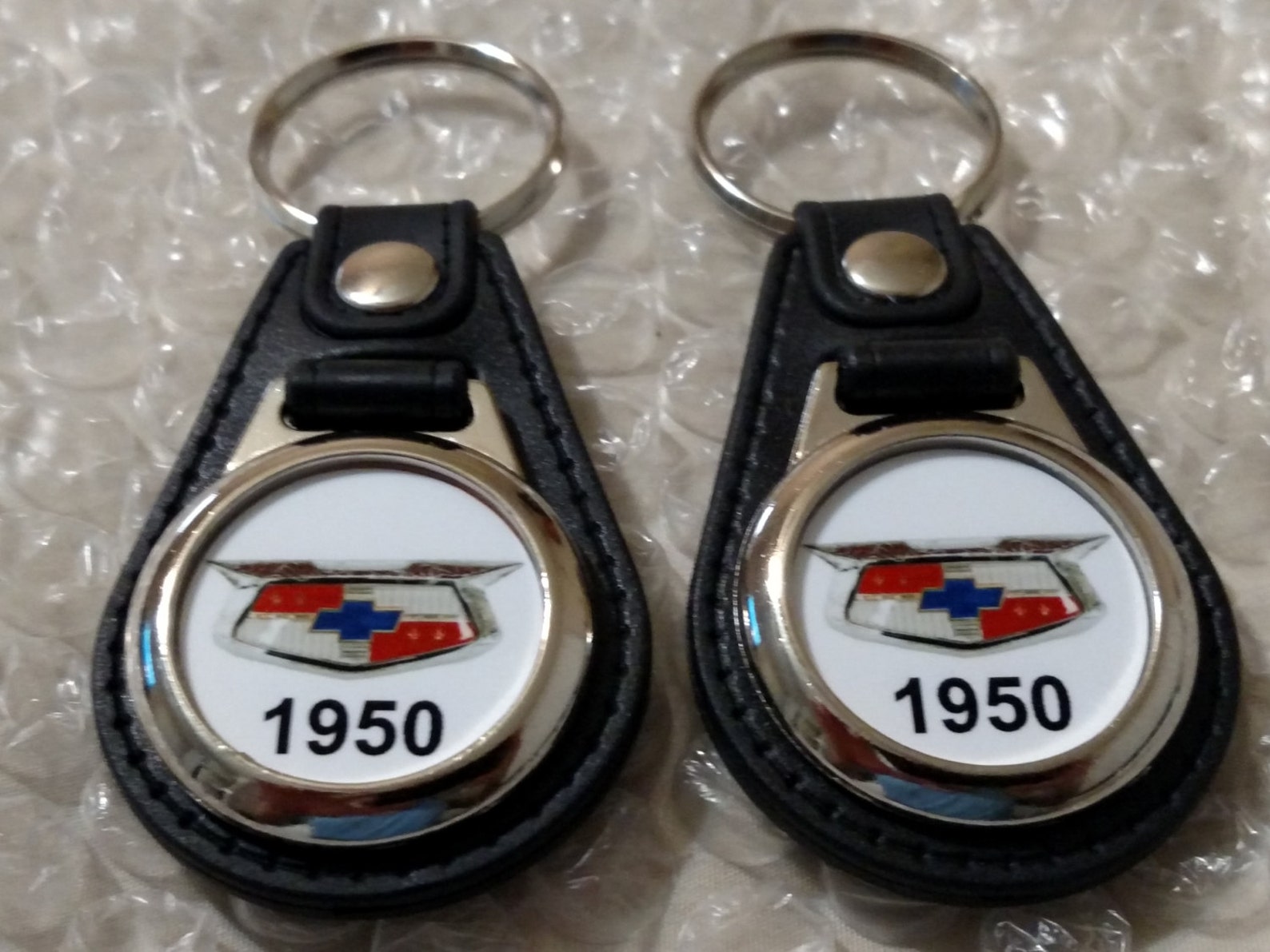 1950 CHEVROLET KEYCHAIN 2 PACK classic muscle car logo emblem Etsy
