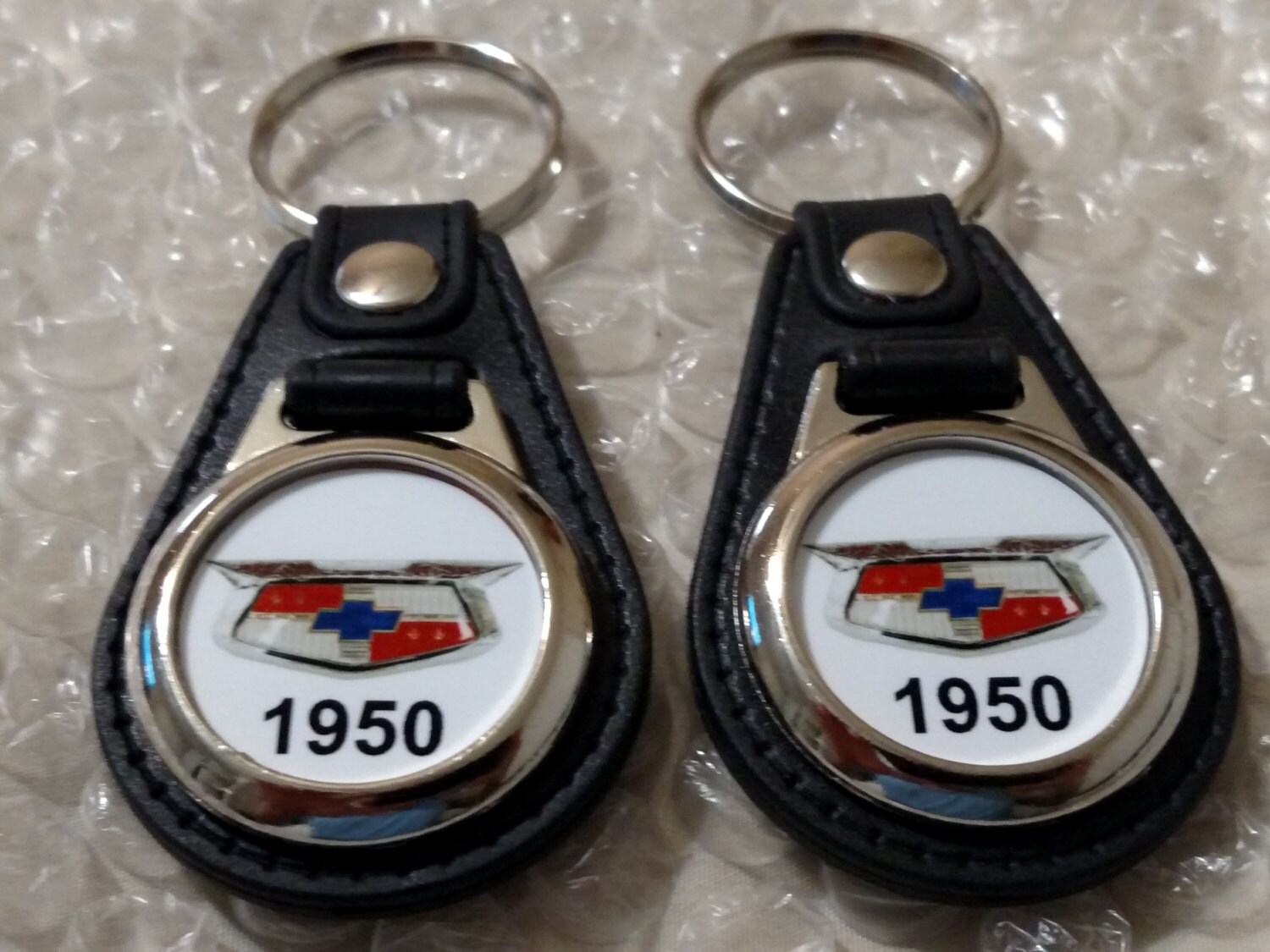 1950 CHEVROLET KEYCHAIN 2 PACK classic muscle car logo emblem Etsy