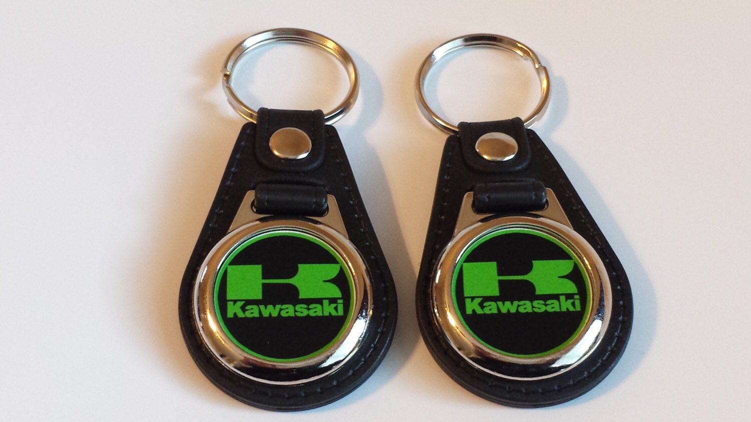 Kawasaki Keychain 2 pack green Etsy