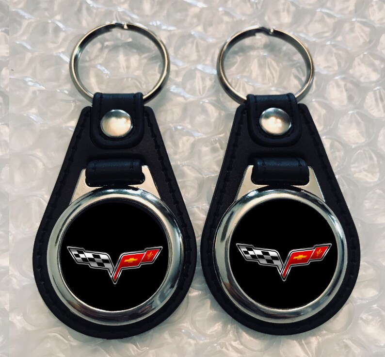 C6 CORVETTE KEYCHAIN SET 2 pack black Etsy