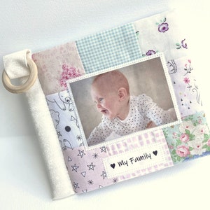 Handmade Fabric Photo Album: Soft Pastel Cuddle Book