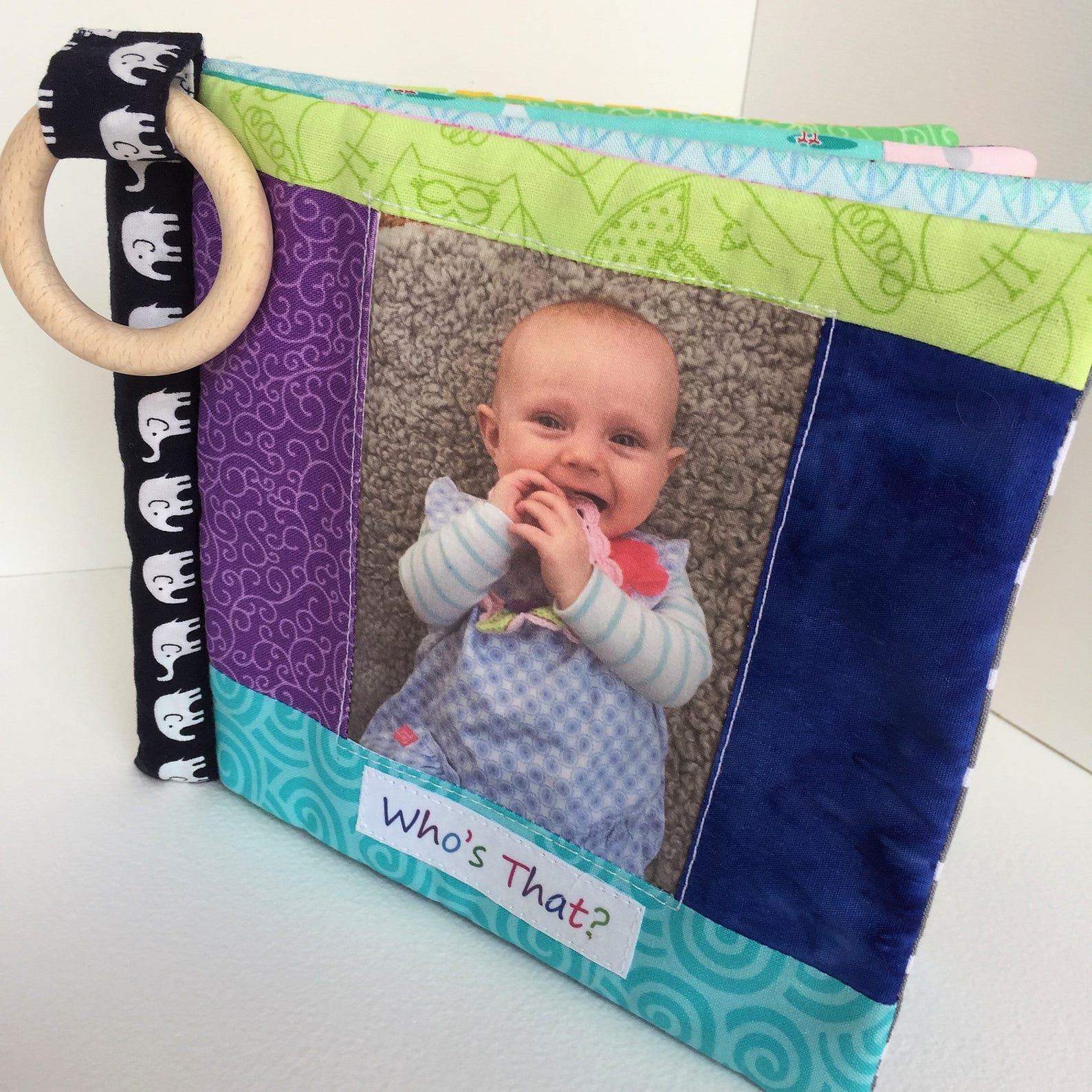 Patchwork Cuddle Book Soft Fabric Baby Photo Book for Cute Etsy Australia
