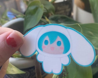 Cinnamoroll miku 3” waterproof vinyl sticker